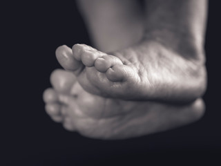 Fototapeta premium Les petits pieds