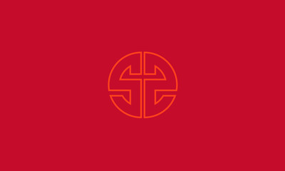 Obraz premium SS S Letter Logo Alphabet Design Template Vector