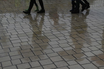 Rainy day in Krakow