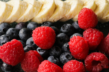 A closeup of colourful fruits 
