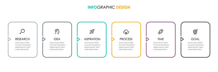 Fototapeta premium Vector infographic template