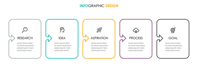 Vector infographic template