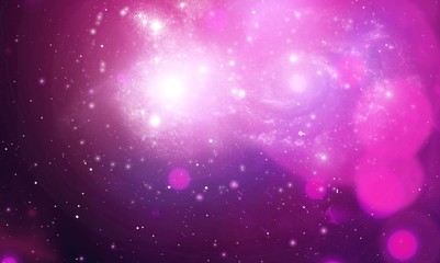 Fototapeta na wymiar Infinite space background with nebulas and stars.