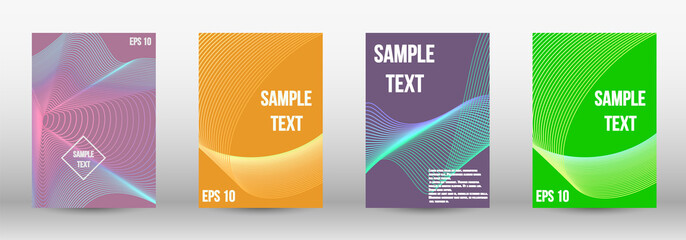 Geometric template with lines 