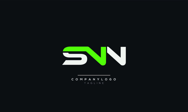 SNN Letter Logo Design Template Vector