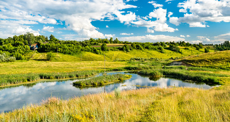 Lake in Bolshoe Gorodkovo - Kursk region, Russian Federation