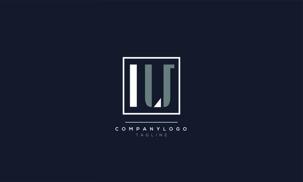 LU Letter Logo Design Template Vector