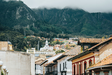 La Candelaria is the most famous neighborhood in Bogotá, Colombia