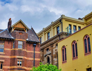 Fototapeta na wymiar Old buildings of Sydney, Australia