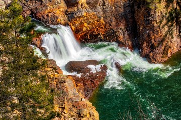 Moyie waterfall in Northern Idaho