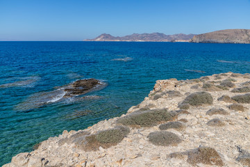 Mountains, cliffs and rocks in Pachena beach