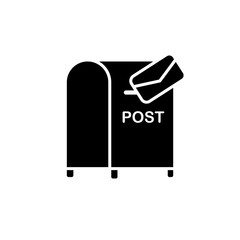 Vector illustration, mail box icon design