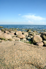 stones on the beach