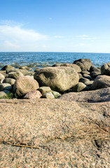 stones on the beach