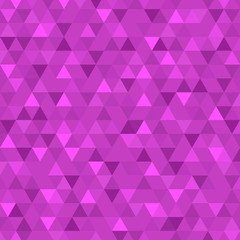 Pink geometric background with triangles.
