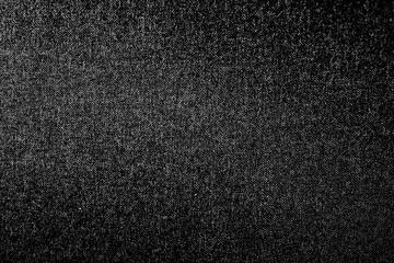 Black linen fabric texture or background.
