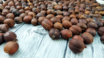 Unprocessed coffee beans, still pure