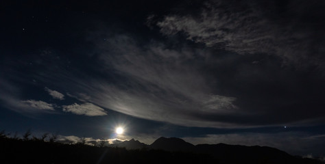 Moonrise Over Volcan Baru