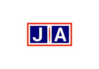 J A, JA Initial Letter Logo design vector template, Graphic Alphabet Symbol for Corporate Business Identity