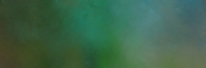 dark slate gray and dim gray colored vintage abstract painted background with space for text or image. can be used as horizontal background texture