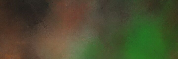 vintage abstract painted background with dark olive green, dark slate gray and pastel brown colors and space for text or image. can be used as horizontal background graphic