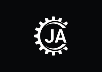 J A, JA Initial Letter Logo design vector template, Graphic Alphabet Symbol for Corporate Business Identity