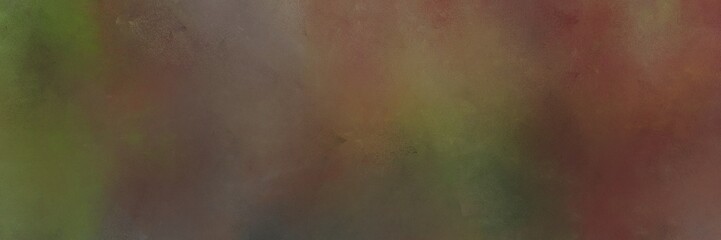 abstract painting background graphic with dark olive green and old mauve colors and space for text or image. can be used as header or banner