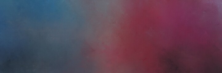 old mauve, dark slate gray and teal blue color background with space for text or image. vintage texture, distressed old textured painted design. can be used as header or banner