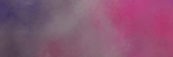 abstract painting background texture with antique fuchsia, mulberry  and dim gray colors and space for text or image. can be used as horizontal background graphic