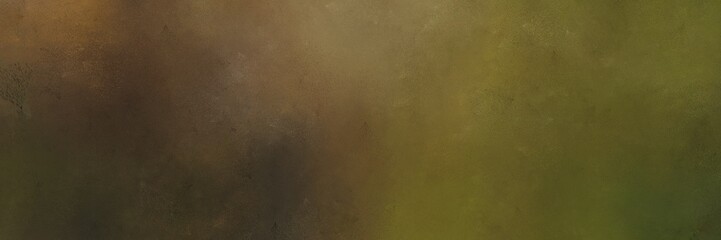 abstract painting background graphic with dark olive green, pastel brown and very dark green colors and space for text or image. can be used as horizontal background texture