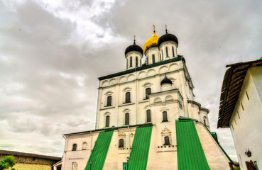 The Trinity Cathedral of the Pskov Kremlin in Russia