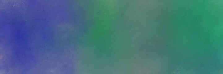 old color brushed vintage texture with teal blue and dark slate blue colors. distressed old textured background with space for text or image. can be used as horizontal header or banner orientation