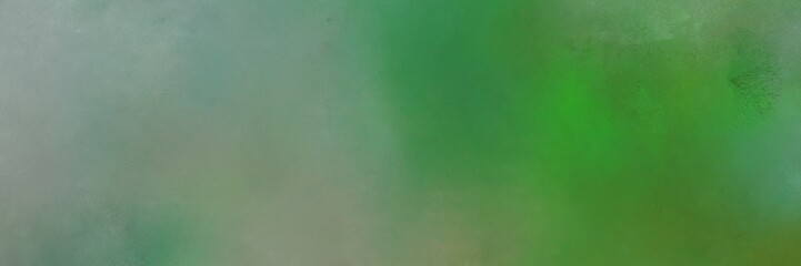 vintage abstract painted background with dim gray, gray gray and forest green colors and space for text or image. can be used as horizontal background texture