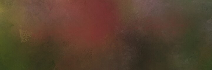 abstract painting background texture with old mauve, pastel brown and very dark green colors and space for text or image. can be used as horizontal header or banner orientation