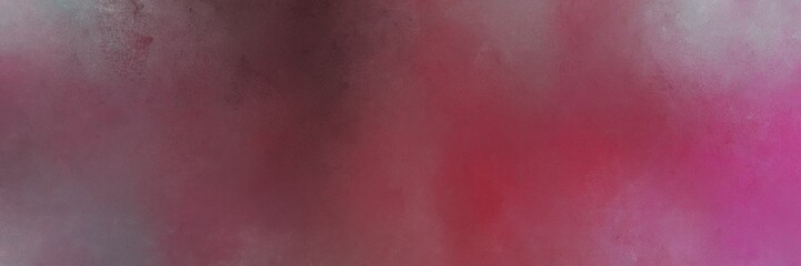 abstract painting background graphic with dark moderate pink, dark gray and antique fuchsia colors and space for text or image. can be used as horizontal header or banner orientation