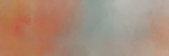 abstract painting background graphic with rosy brown, sienna and ash gray colors and space for text or image. can be used as horizontal background graphic