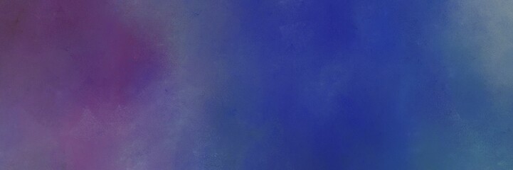 dark slate blue and old lavender colored vintage abstract painted background with space for text or image. can be used as header or banner