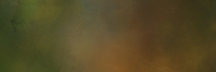 abstract painting background graphic with dark olive green, brown and very dark green colors and space for text or image. can be used as header or banner