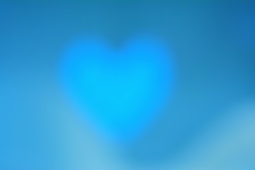 Heart shaped blur lens bokeh for background