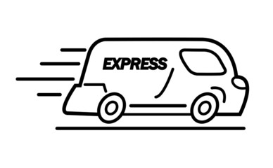 EXPRESS, vector, camion 