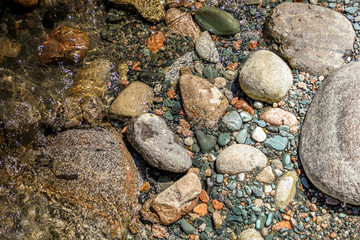 stones on the beach