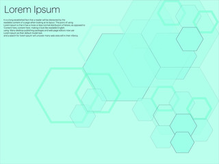 Structure molecule and scientific concept for science background. Vector illustration - Vector