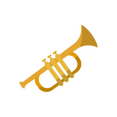 Isolated trumpet flat style icon vector design © Jeronimo Ramos
