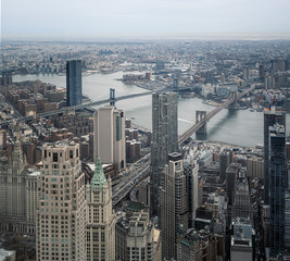 Luftbild Brooklyn Bridge