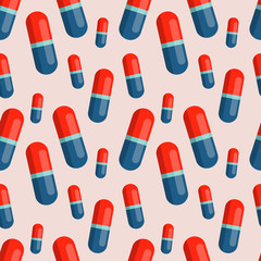 capsule medicine vector illustration background 