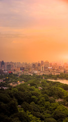 Fototapeta premium Nanjing city in China