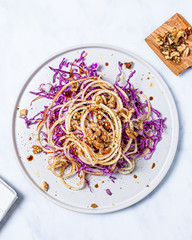 Red Cabbage and Apple Salad