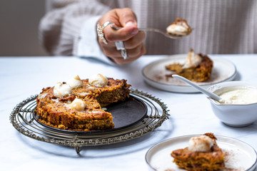 Pumpkin and Dates Pie