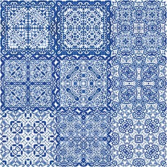 Portuguese vintage azulejo tiles.