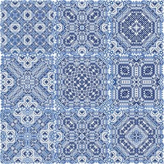 Ceramic tiles azulejo portugal.